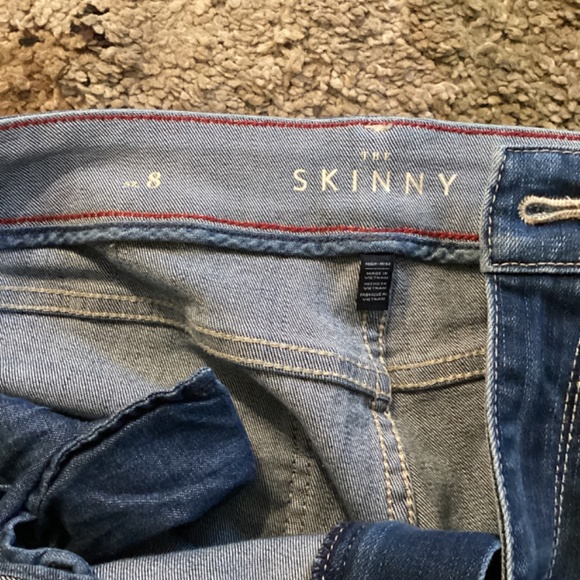 WHITE House Black Market Skinny Jeans with stretch. Women’s size 8 - Picture 6 of 7